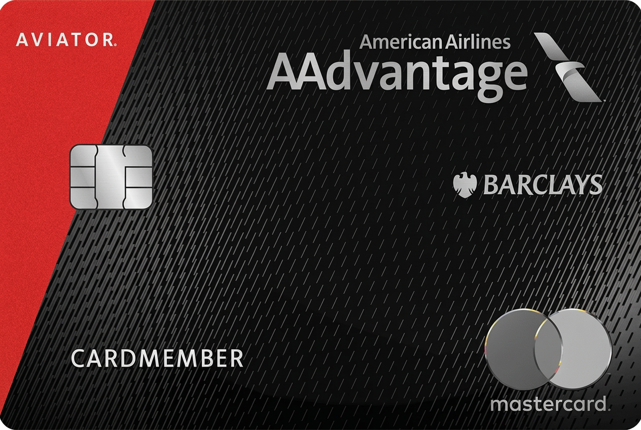 Barclays AAdvantage Aviator Red card art