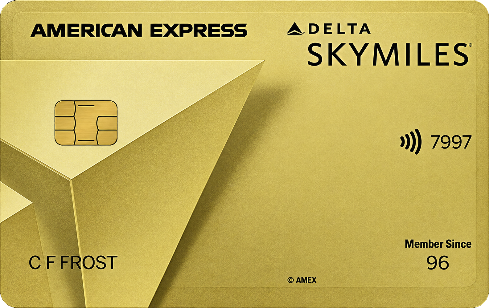 American Express Delta SkyMiles Gold card art