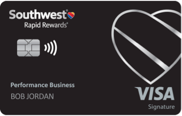 Chase Southwest Rapid Rewards Performance Business card art