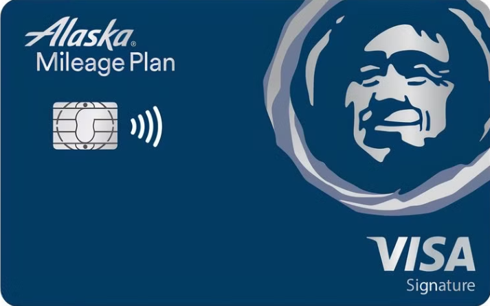 Bank of America Alaska Airlines Visa Signature card art