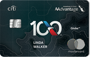 Citi AAdvantage Globe Mastercard card art
